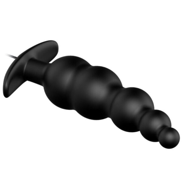 PRETTY LOVE PLUG ANAL SILICONA ESTIMULACION EXTRA Y 12 MODOS VIBRACION - NEGRO - Imagen 4
