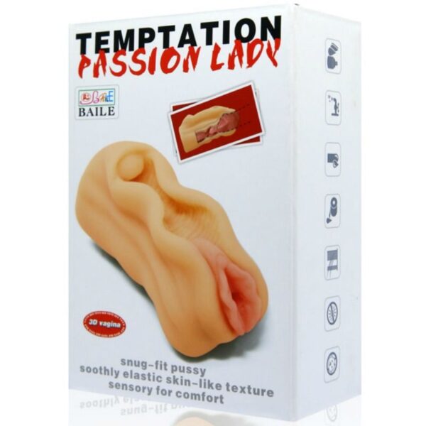 MINI MASTURBADOR MASCULINO DISEÑO LABIOS VAGINA - Imagen 5