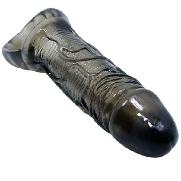 BAILE FUNDA EXTENSORA PENE CON STRAP PARA TESTICULOS 11.5 CM - Imagen 4