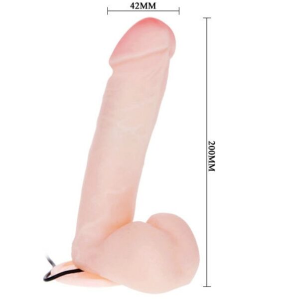 BAILE DILDO REALISTICO CON VIBRACION 20 CM - Imagen 4