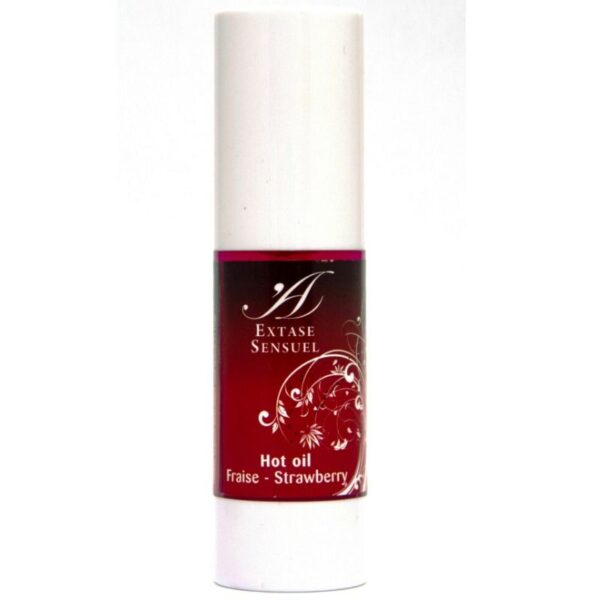 EXTASE SENSUEL ACEITE ESTIMULANTE CALOR FRESA 30ML - Imagen 3