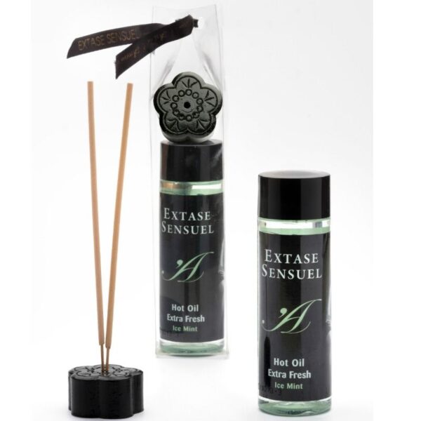 EXTASE SENSUEL ACEITE DE MASAJE EFECTO EXTRA FRESH HIELO 100ML - Imagen 3