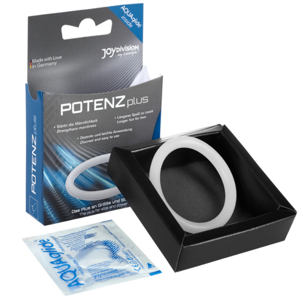 POTENZ PLUS ANILLO PARA PENE BLANCO - M - Imagen 2