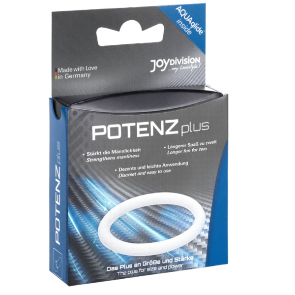 POTENZ PLUS ANILLO PARA PENE BLANCO - M - Imagen 3