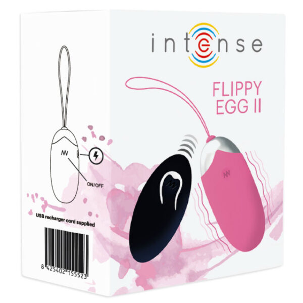 INTENSE FLIPPY II HUEVO RECARGABLE REMOTO ROSA - Imagen 5