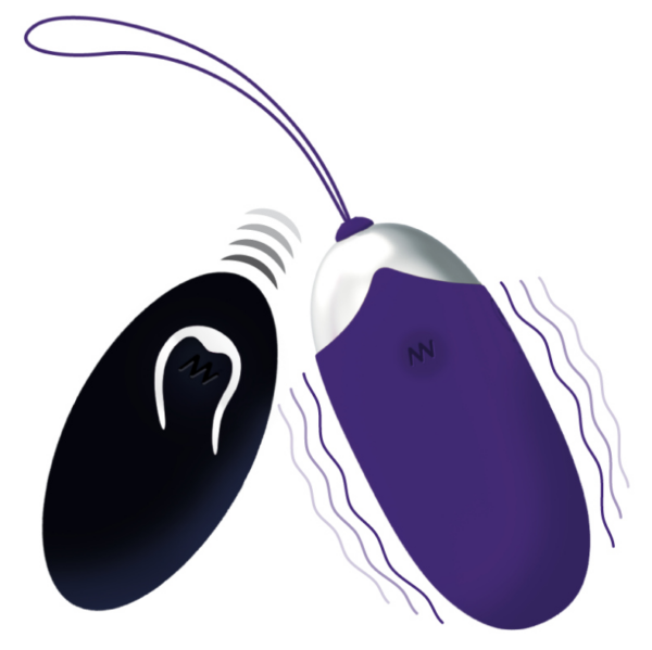 INTENSE FLIPPY II HUEVO RECARGABLE REMOTO LILA - Imagen 2