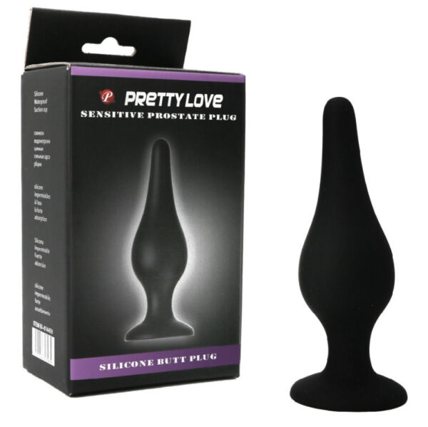 PRETTY LOVE  BOTTOM - PLUG ERGONOMICO SILICONA 14 CM - Imagen 2