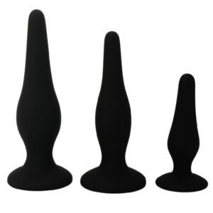 PRETTY BOTTOM - KIT INICIACION ANAL PLUGS SILICONA