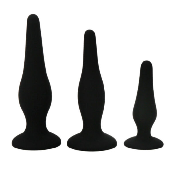 PRETTY BOTTOM - KIT INICIACION ANAL PLUGS SILICONA - Imagen 3