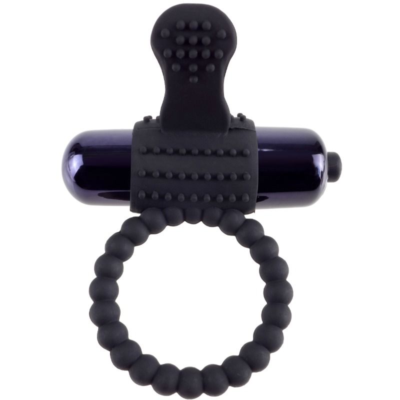FANTASY C-RING ANILLO VIBRADOR DE SILICONA NEGRO - Imagen 2