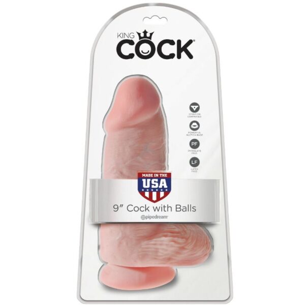 KING COCK PENE REALISTICO CHUBBY 23 CM - Imagen 2