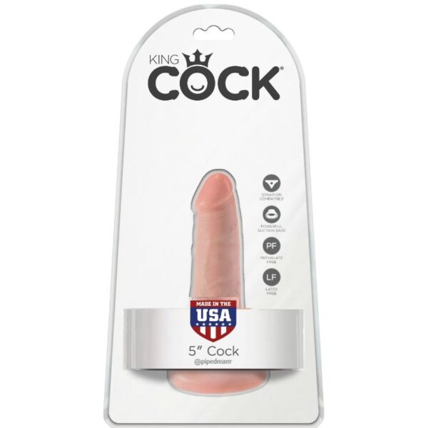 KING COCK PENE REALISTICO 14 CM COLOR NATURAL - Imagen 4