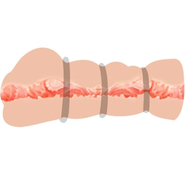 CRAZY BULL VAGINA MASTURBADOR CON ANILLOS - Imagen 2