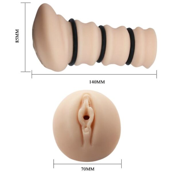 CRAZY BULL - MASTURBADOR CON ANILLOS - MODELO VAGINA 2 - Imagen 5