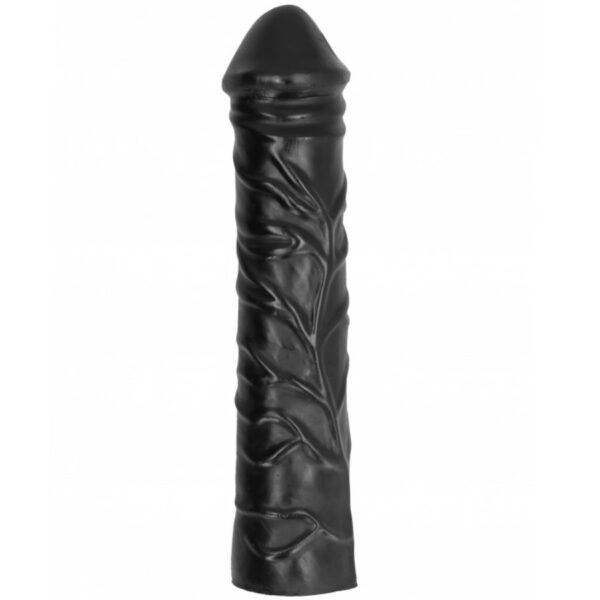 ALL BLACK  DILDO GIGANTE FISTING  SUAVE 32 CM - Imagen 2