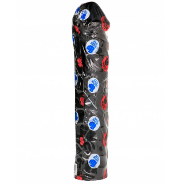 ALL BLACK  DILDO GIGANTE FISTING  SUAVE 32 CM - Imagen 3