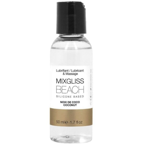 MIXGLISS BEACH LUBRICANTE SILICONA 50 ML - Imagen 2