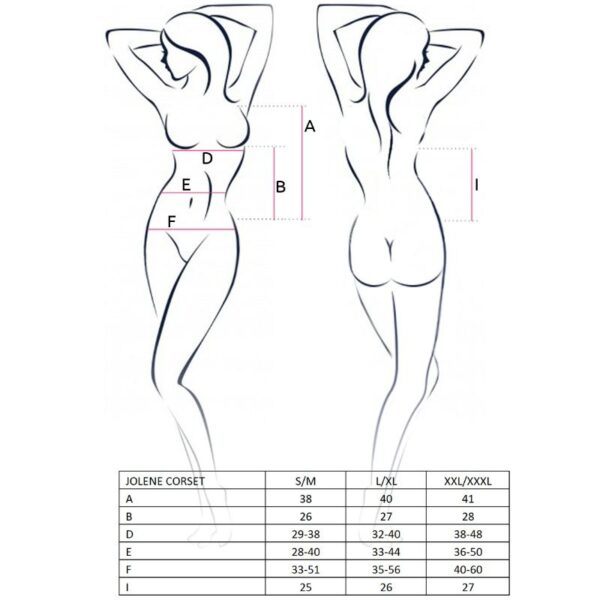 PASSION JOLENE CORSET NEGRO - Imagen 3
