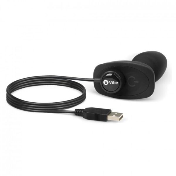 B-VIBE RIMMING CONTROL REMOTO ANAL PLUG  PETITE  NEGRO - Imagen 2