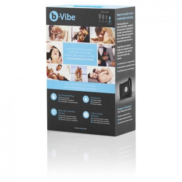 B-VIBE SNUG PLUG 1 NEGRO - Imagen 4