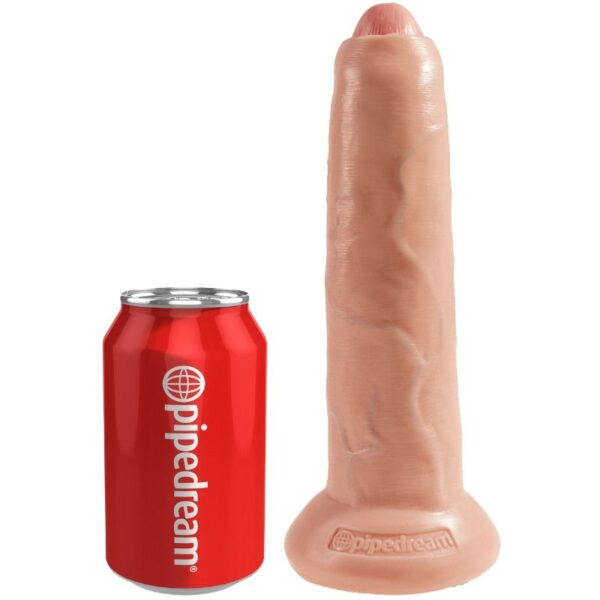 KING COCK DILDO REALISTICO UNCUT NATURAL 23 CM - Imagen 2