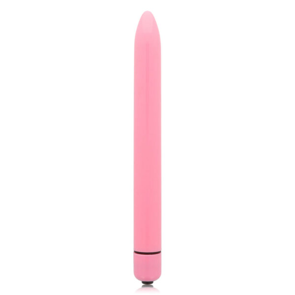 GLOSSY SLIM VIBRADOR ROSA - Imagen 2