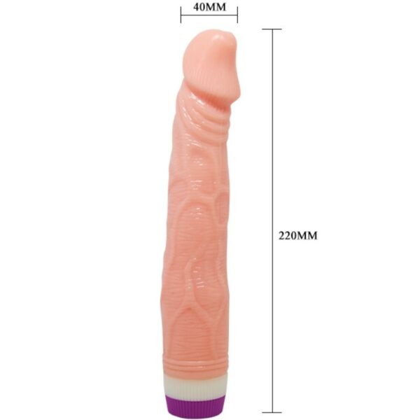 VIBRADOR REALÍSTICO NATURAL 22 CM - Imagen 3