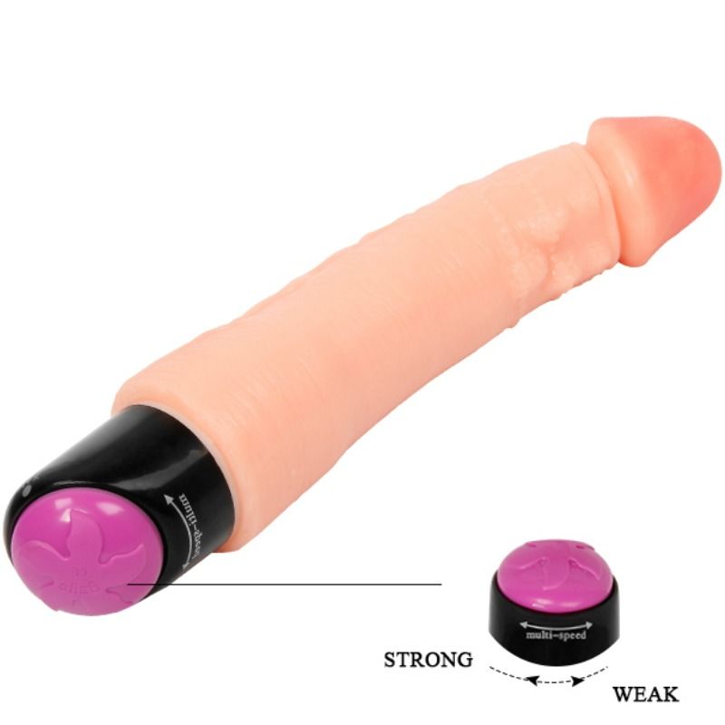 VIBRADOR REALISTICO FLEXIBLE 25 CM - Imagen 3