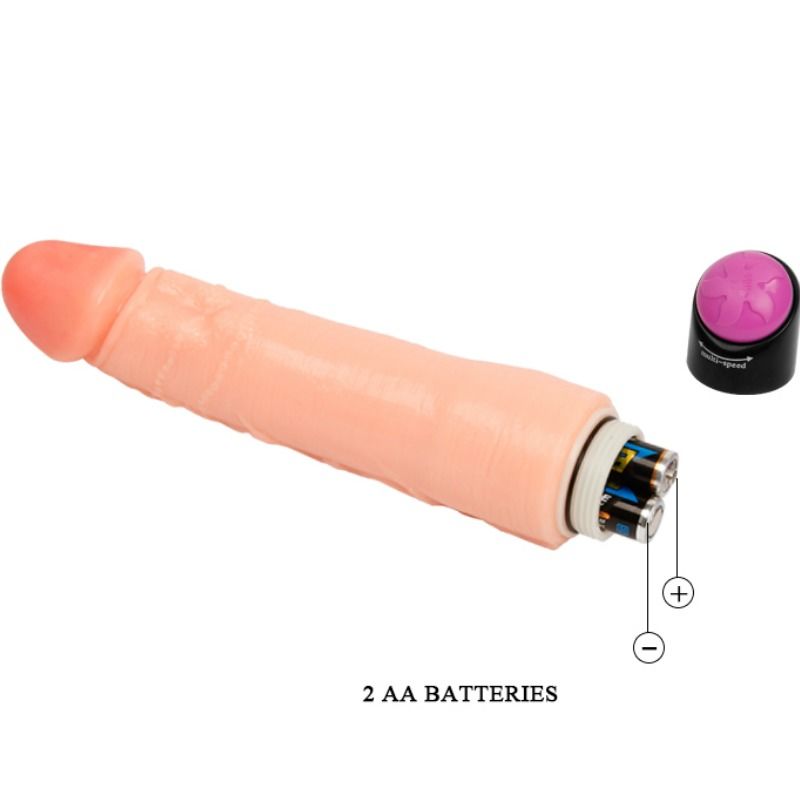 VIBRADOR REALISTICO FLEXIBLE 25 CM - Imagen 4