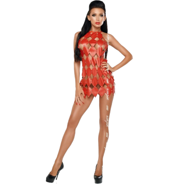 ME-SEDUCE GWEN VESTIDO ESPALDA DESCUBIERTA ROJO S/M