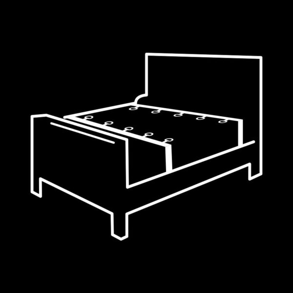FETISH SUBMISSIVE SET ATADURAS CAMA LUXURY CON FORRO DE NOPRENO - Imagen 3