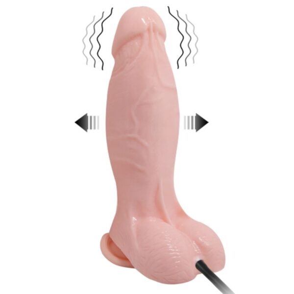 DILDO REALISTICO VIBRADOR E INFLABLE 18.8 CM - Imagen 2