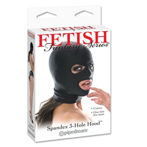 FETISH FANTASY MASCARA CON 3 ABERTURAS. - Imagen 2