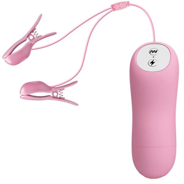 ROMANTIC WAVE PINZAS CON VIBRACION Y ELECTROSHOCK - Imagen 2