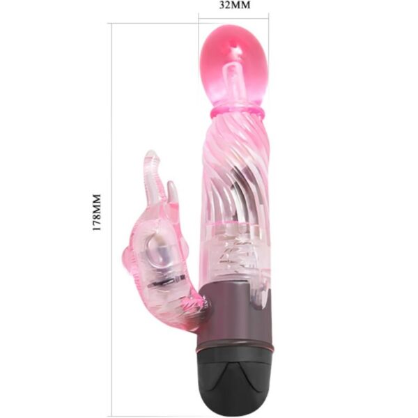 GIVE YOU A KIND OF LOVER VIBRADOR CON RABBIT ROSA 10 MODOS - Imagen 3