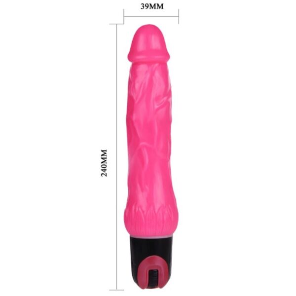 VIBRATOR DAAPLY PLEASURE MULTIVELOCIDAD ROSA - Imagen 4