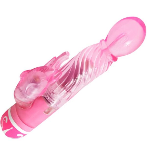 BAILE VIBRADOR MULTIVELOCIDAD CON ESTIMULADOR ROSA - Imagen 2
