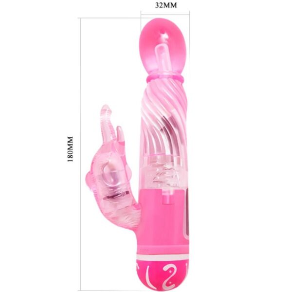BAILE VIBRADOR MULTIVELOCIDAD CON ESTIMULADOR ROSA - Imagen 5
