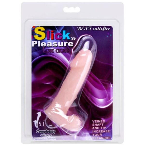 SLICK PLEASURE DILDO REALISTICO - Imagen 5
