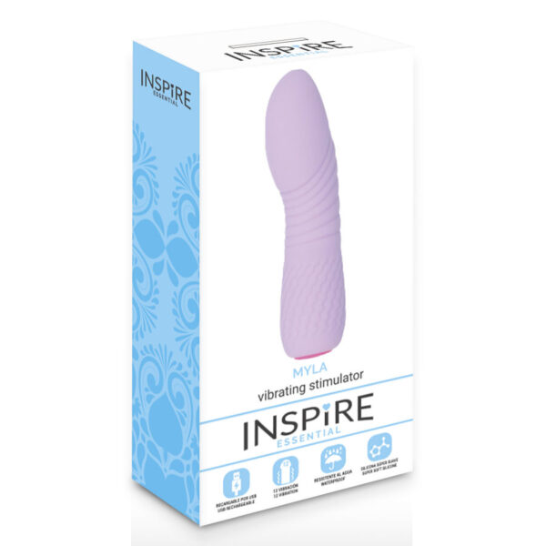 INSPIRE ESSENTIAL MYLA VIBRADOR LILA CLARO - Imagen 3