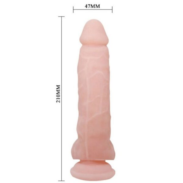 BAILE SUPER DILDO REALISTICO NATURAL 21.5 CM - Imagen 4