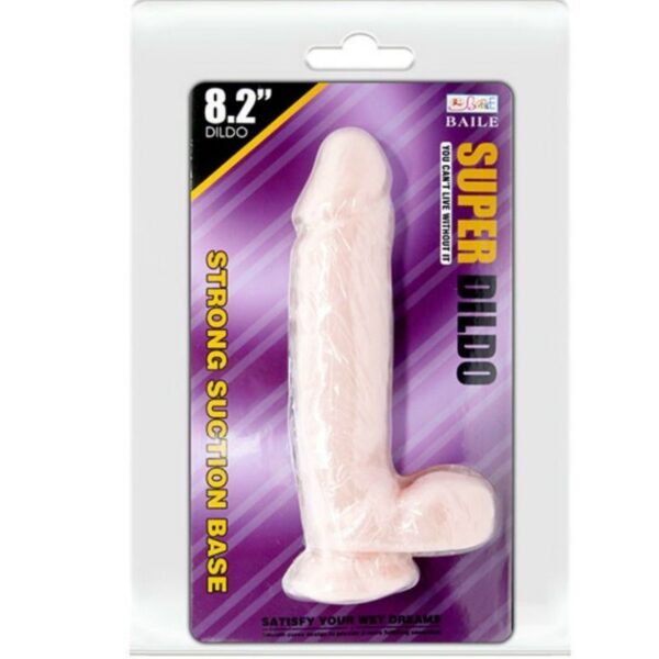 BAILE SUPER DILDO REALISTICO NATURAL 21.5 CM - Imagen 5
