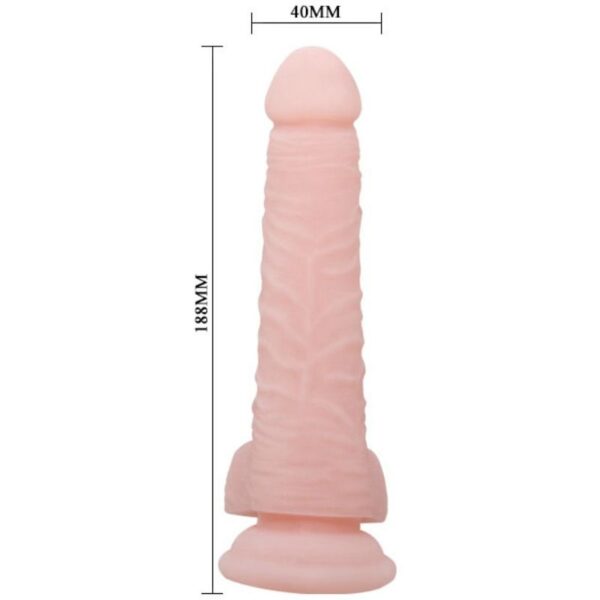 BAILE SUPER DILDO REALISTICO NATURAL 18.8 CM - Imagen 3