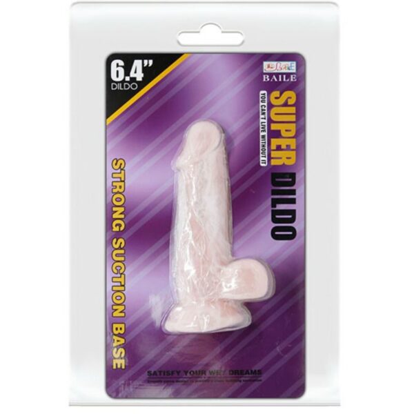 BAILE SUPER DILDO REALISTICO NATURAL 16.5 CM - Imagen 5