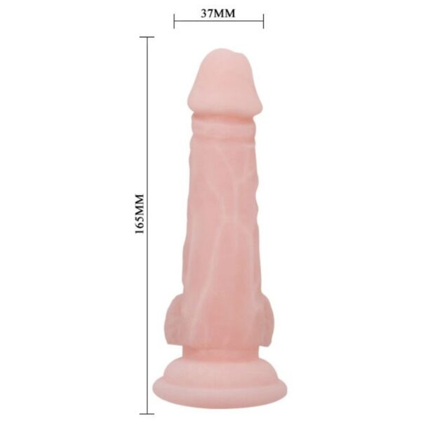 BAILE SUPER DILDO REALISTICO NATURAL 16.5 CM - Imagen 2