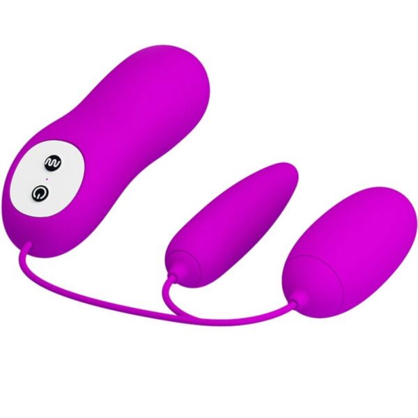PRETTY LOVE IRMA HUEVO VIBRADOR DOBLE - Imagen 4