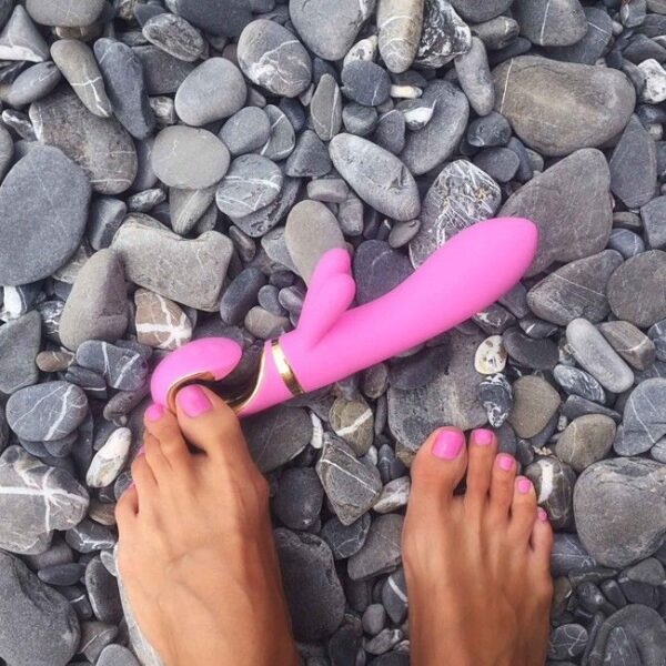 G-RABBIT VIBRADOR CONEJITO RAMPANTE ROSA - Imagen 3