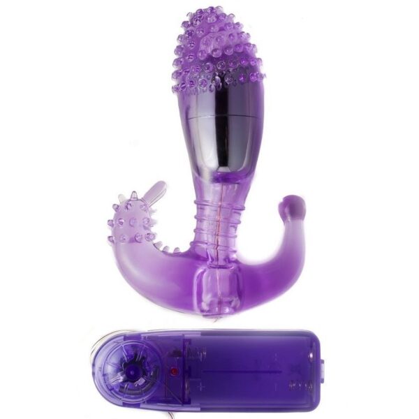 ESTIMULADOR  LILA VAGINAL Y ANAL CON VIBRACION - Imagen 2