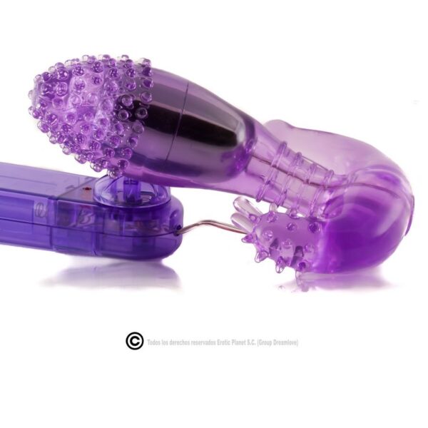 ESTIMULADOR  LILA VAGINAL Y ANAL CON VIBRACION - Imagen 3