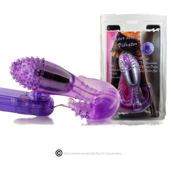 ESTIMULADOR  LILA VAGINAL Y ANAL CON VIBRACION - Imagen 4